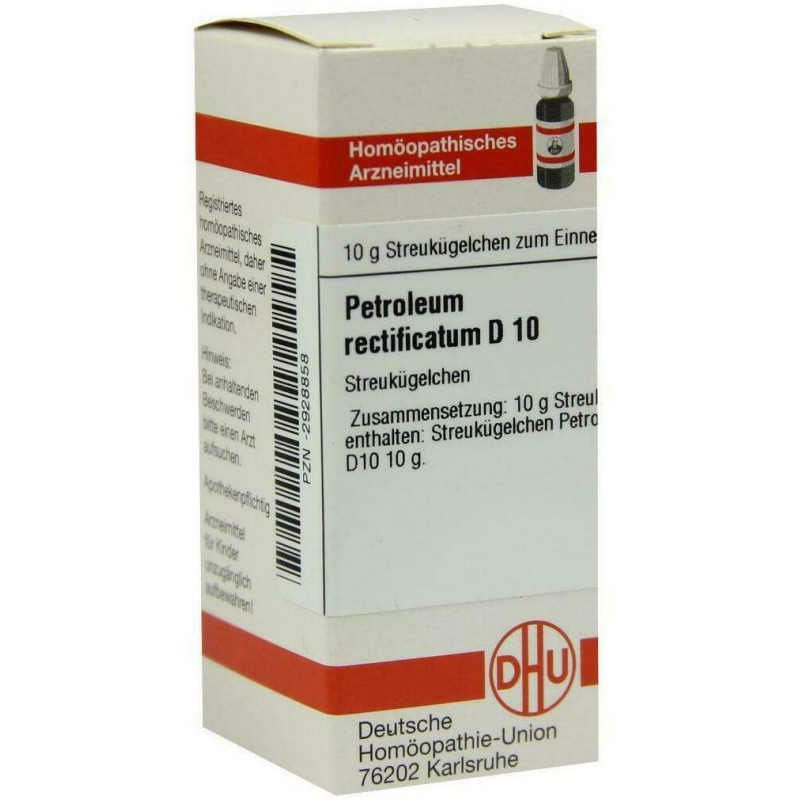 Dhu Petroleum Rectificatum D10 Globuli