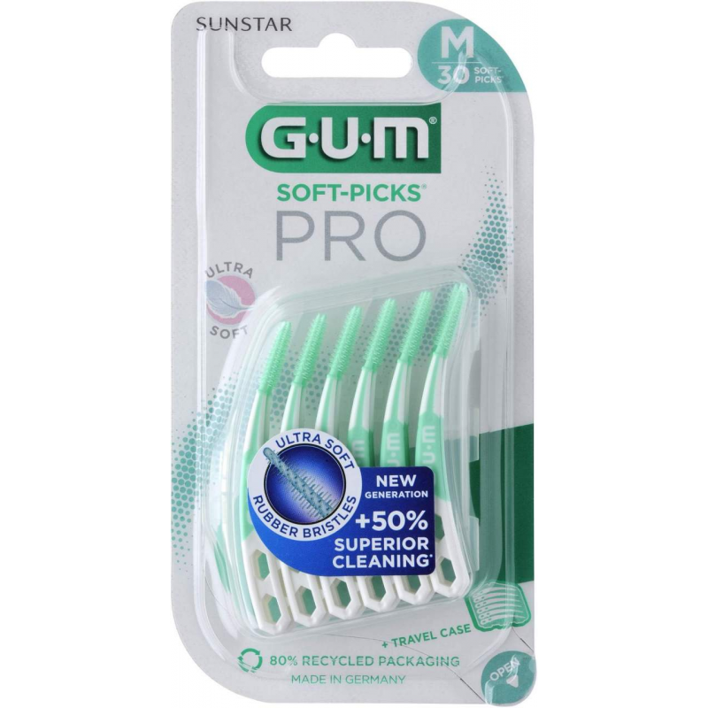 Gum Soft-Picks Pro medium 30 Stück im Travel Case