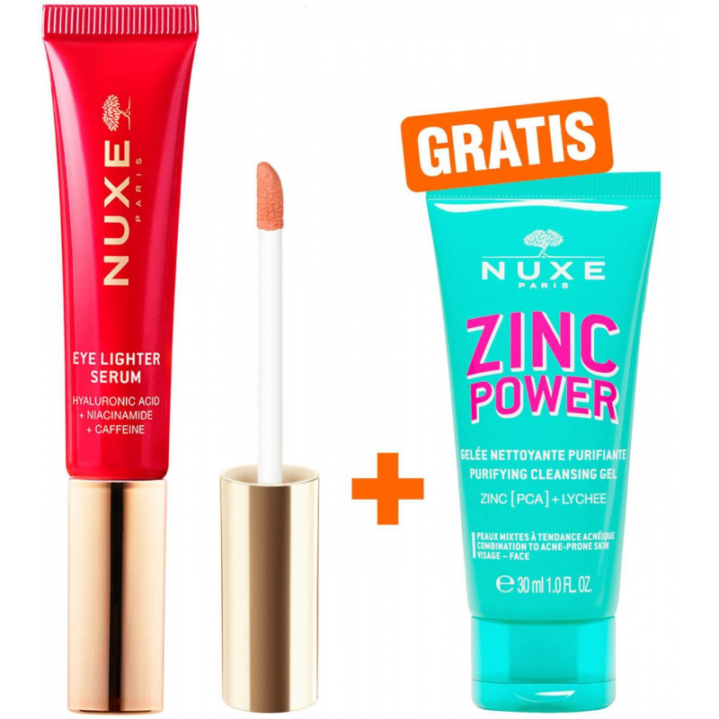 Nuxe Merveillance Lift Eyelighting Augenserum 12 ml + gratis Nuxe Zinc Power Reinigungsgel 30 ml