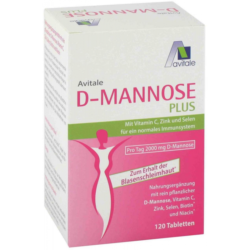 D-Mannose Plus 2000 mg 120 Tabletten