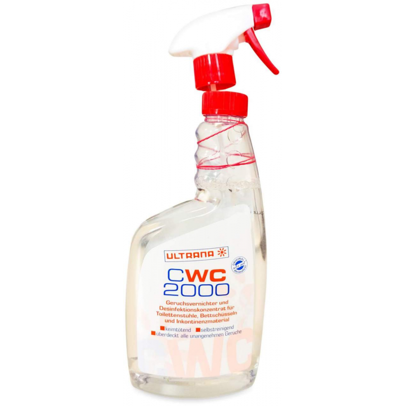 Cwc 2000 Geruchsvernichter Mit Desinfektion Sprühflasche 500 ml