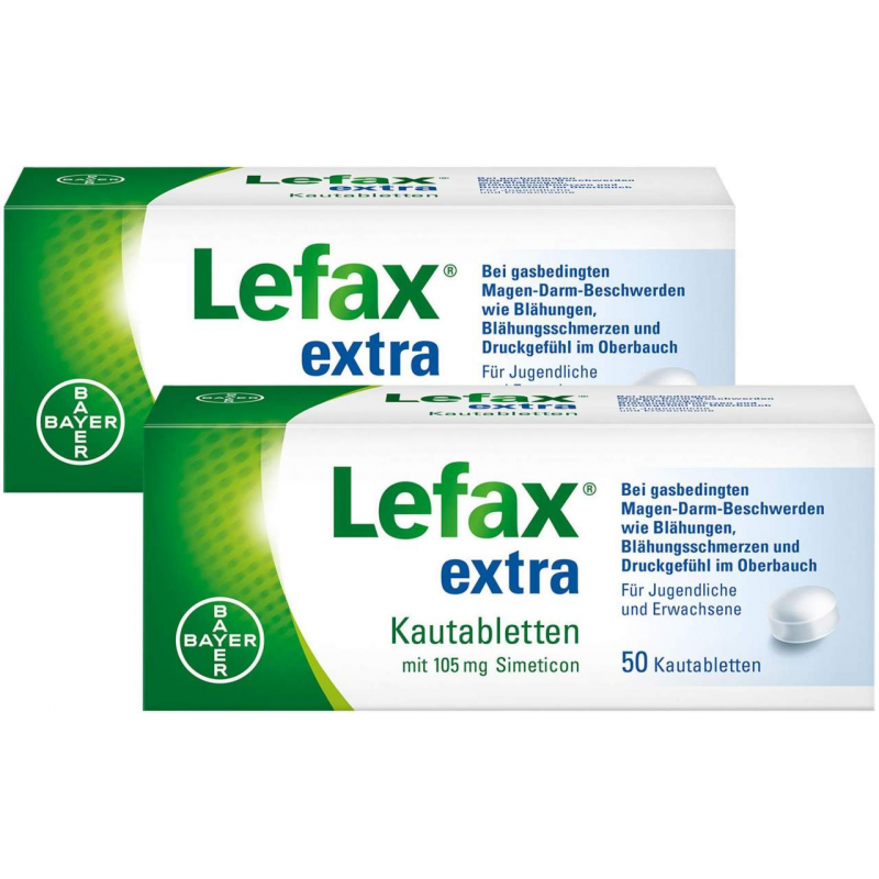 Lefax extra 2 x 50 Kautabletten