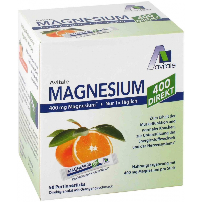 Magnesium 400 direkt Orange 50 Portionssticks