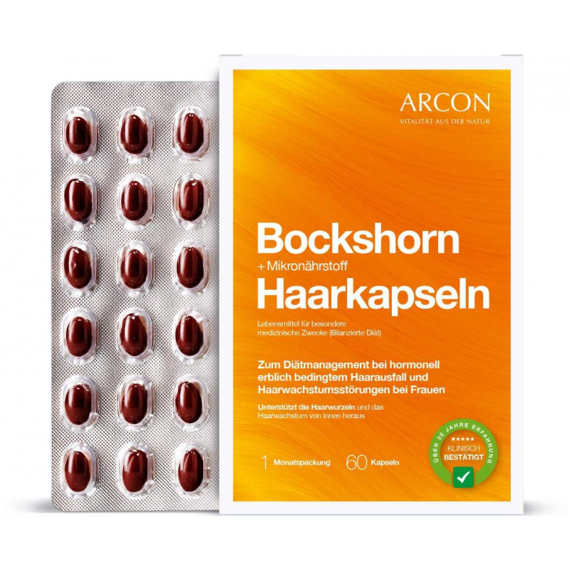 Bockshorn und Mikronährstoff Haarkapseln 60 Stück