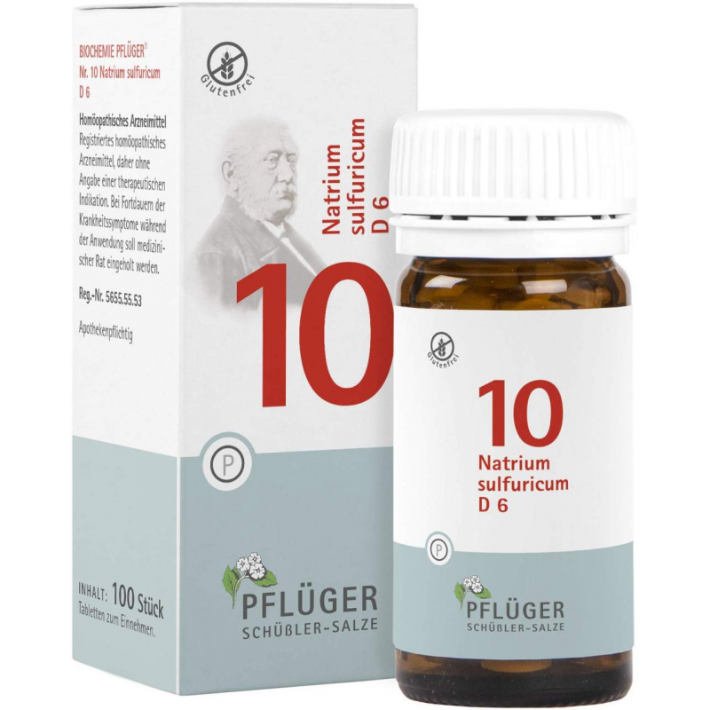 Biochemie Pflüger 10 Natrium Sulfuricum D6 100 Tabletten