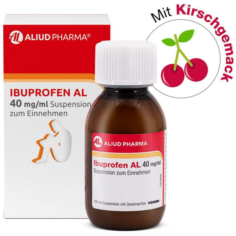 Ibuprofen Al 40 mg Pro ml Suspension zum Einnehmen 100 ml