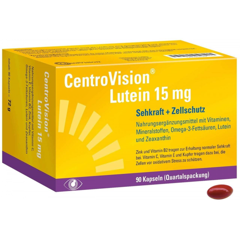 Centrovision Lutein 15 mg 90 Kapseln