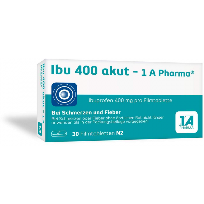 Ibu 400 akut 1A Pharma 30 Filmtabletten