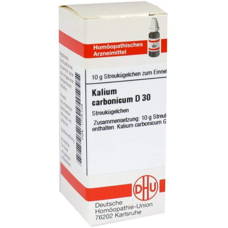Dhu Kalium Carbonicum D30 Globuli