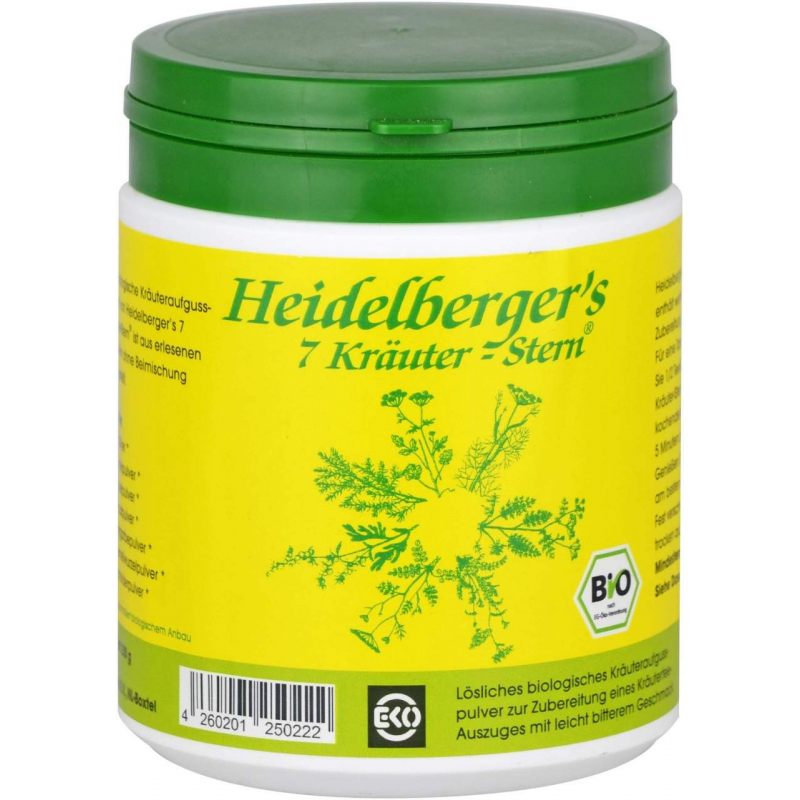 Bio Heidelbergers 7 Kräuter Stern Tee 250 G