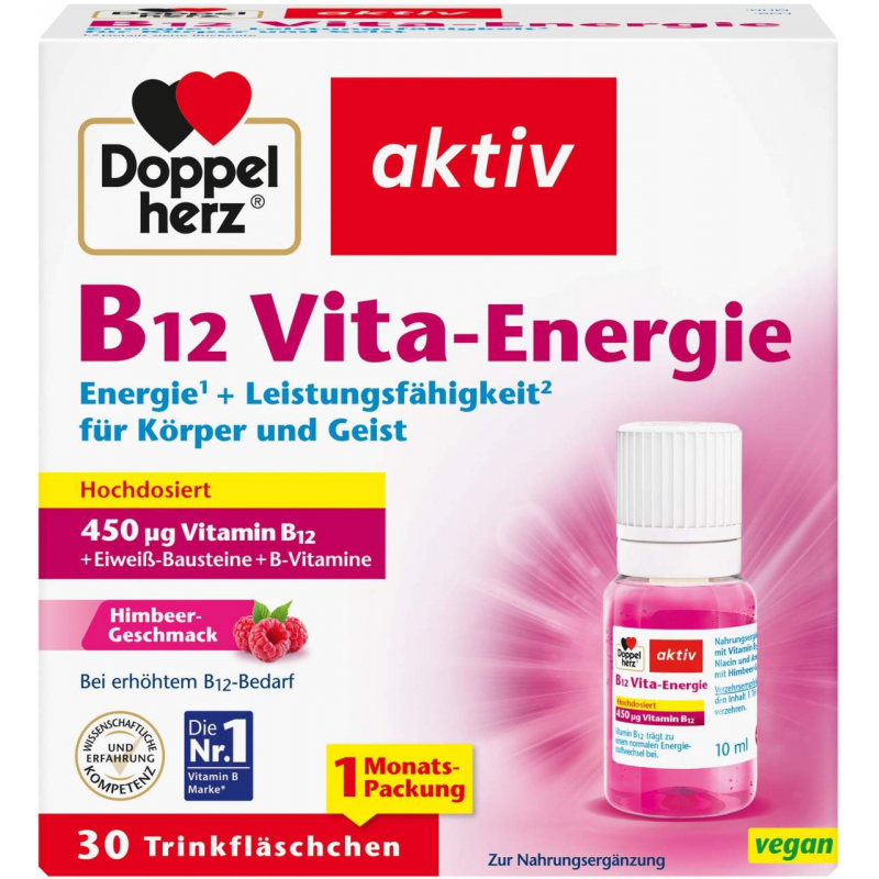 Doppelherz aktiv B12 Vita-Energie 30 Trinkampullen