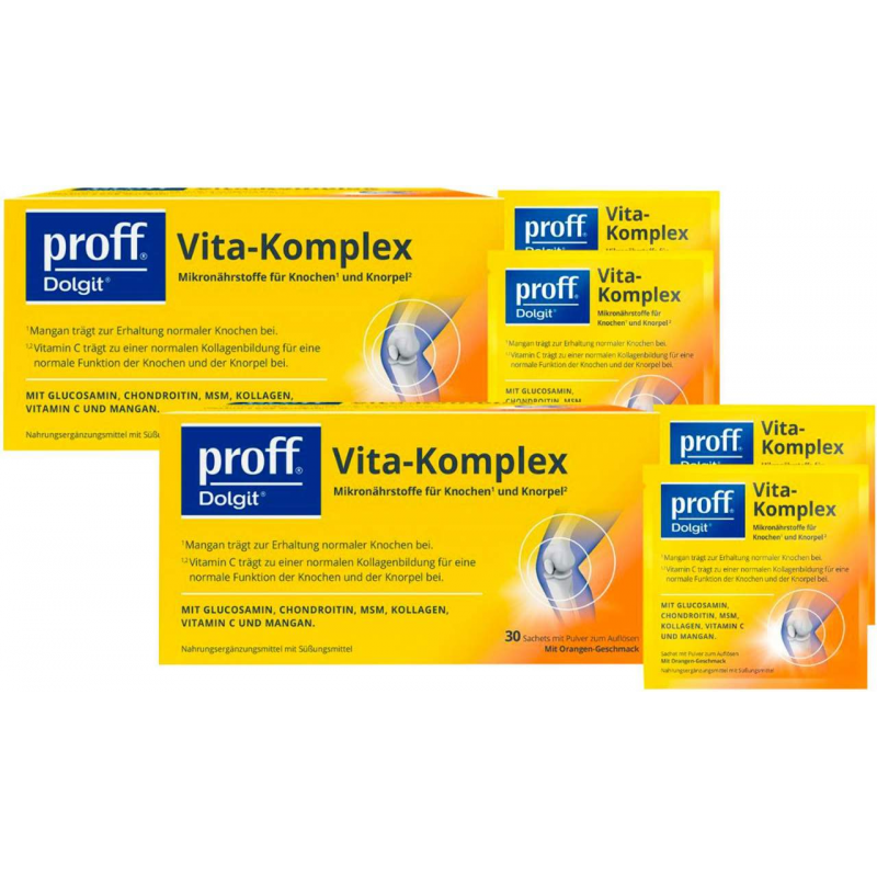 Proff Dolgit Vita-Komplex Pulver 2 x 30 Sachets