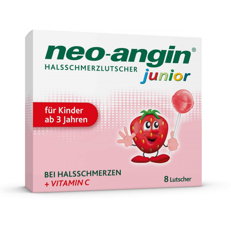 Neo Angin Junior Halsschmerzlutscher 8 Stück