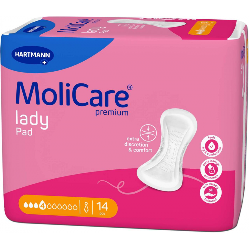 Molicare Premium lady Pad 4 Tropfen 14 Stück