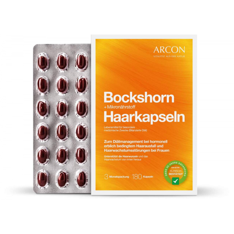 Bockshorn und Mikronährstoff Haarkapseln 180 Stück