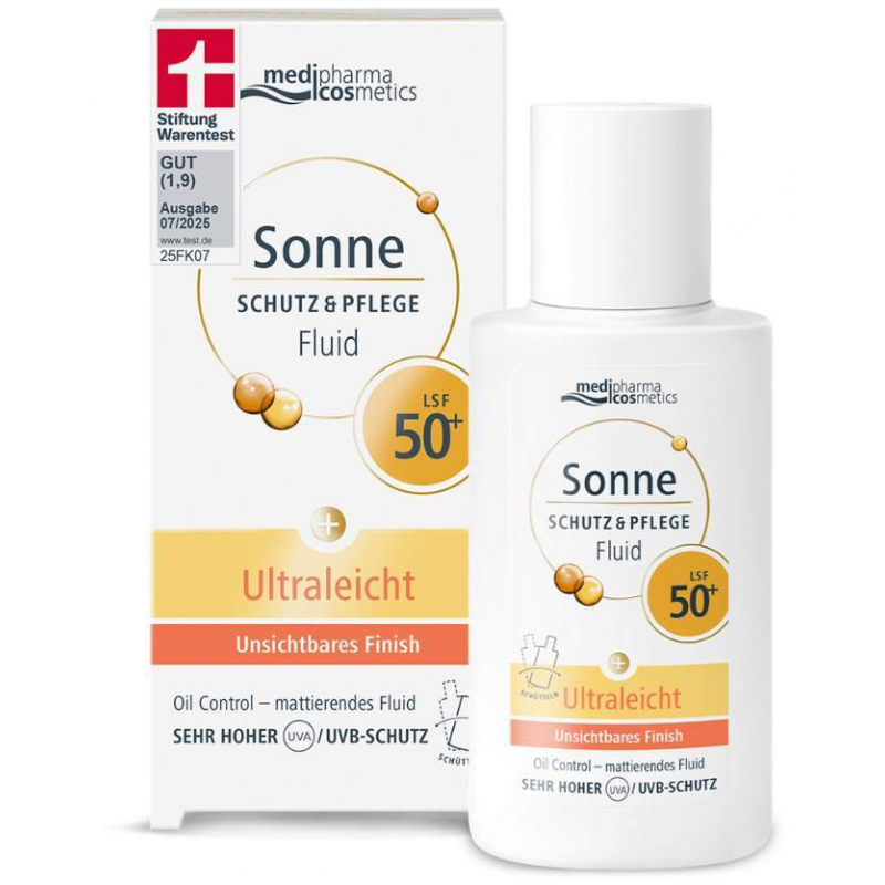 medipharma cosmetics Sonne Schutz & Pflege Fluid ultraleicht LSF 50+ 50 ml Lotion
