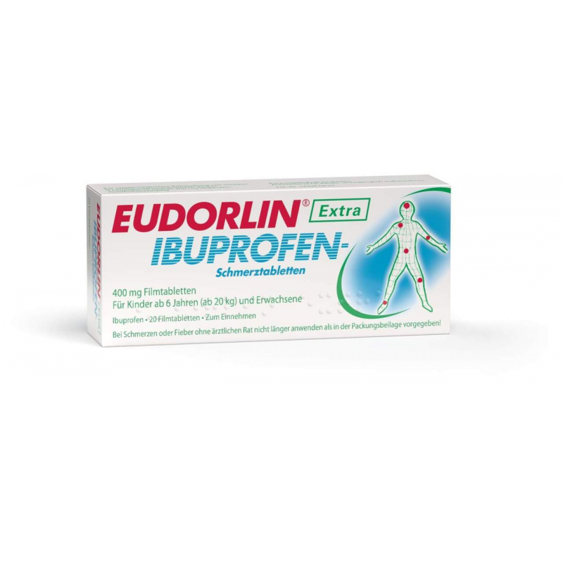 Eudorlin Extra Ibuprofen Schmerztabletten 20 Stück