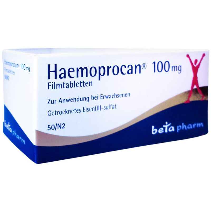 Haemoprocan 100 mg 50 Filmtabletten