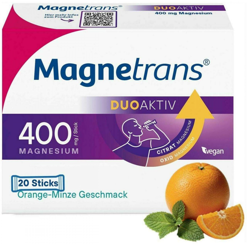 Magnetrans Duo Aktiv 400 mg 20 Sticks