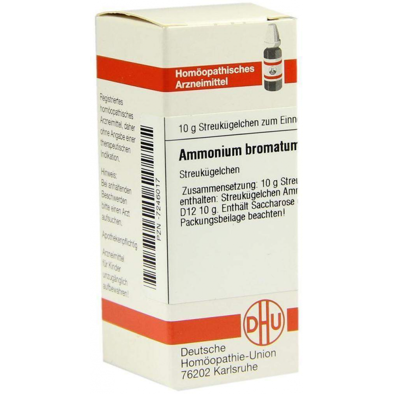 Dhu Ammonium Bromatum D12 10 G Globuli