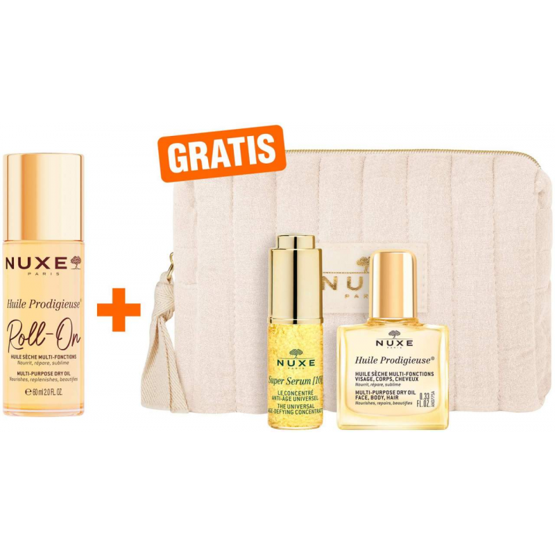 NUXE Huile Prodigieuse Roll-on 60 ml + gratis NUXE Anti Aging Set 1 Stück