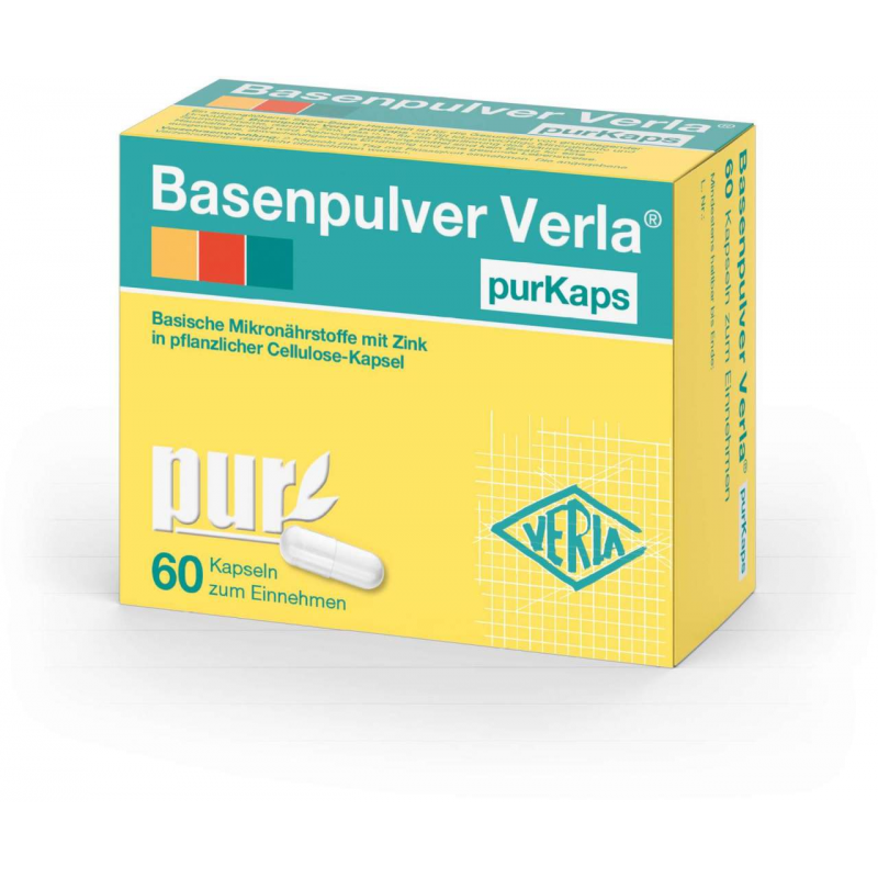Basenpulver Verla purKaps 60 Kapseln