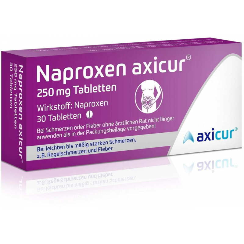 Naproxen axicur 250 mg 30 Tabletten