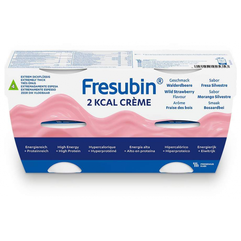 Fresubin 2 Kcal Creme Walderdbeere im Becher 4 x 125 g