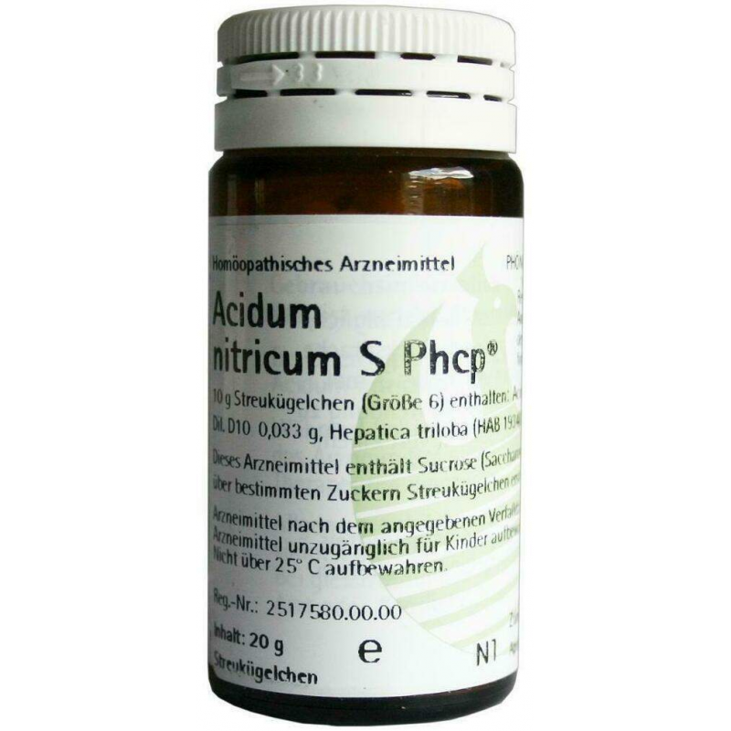 Acidum Nitricum S Phcp 20 G Globuli