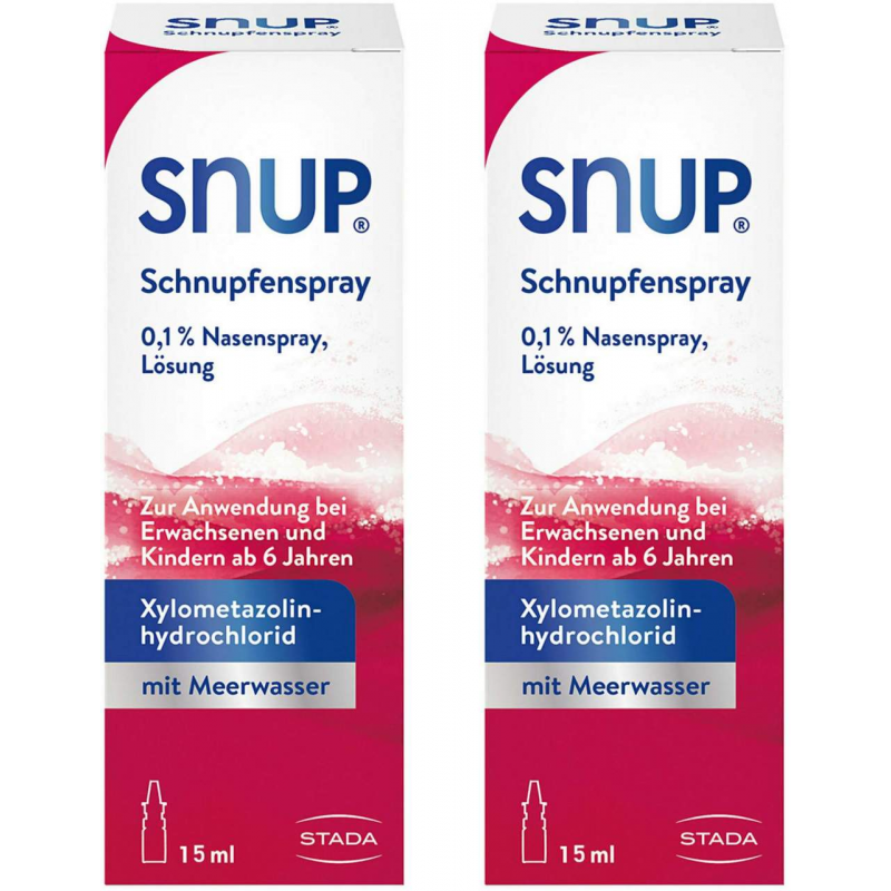 Snup Schnupfenspray 0,1 % Nasenspray 2 x 15 ml