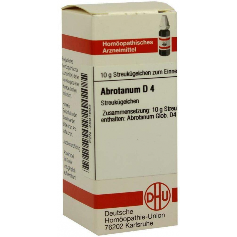 Dhu Abrotanum D4 Globuli 10 G