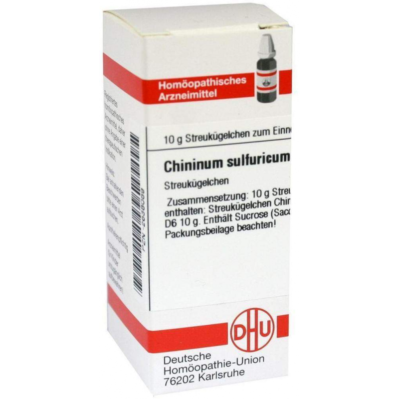 Dhu Chininum Sulfuricum D6 Globuli