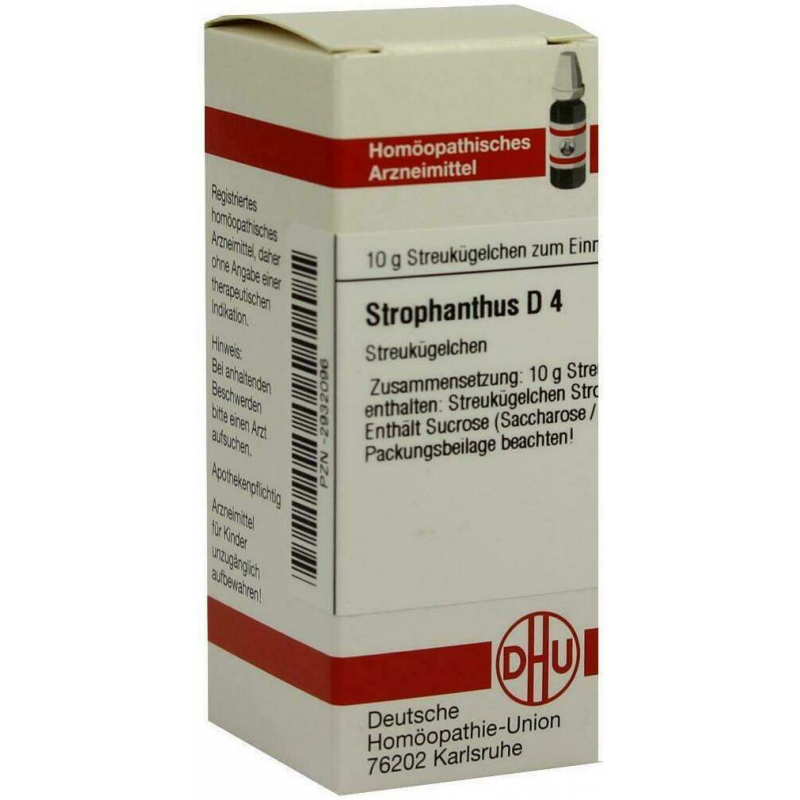 Dhu Strophanthus D4 10 G Globuli