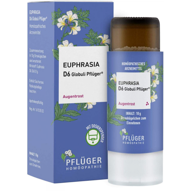 Euphrasia D 6 Globuli Pflüger Dosierspender 10 g