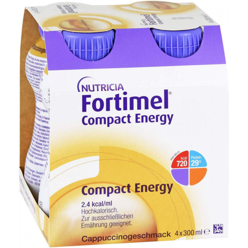 Fortimel Compact Energy Cappuccino 4 X 300 ml