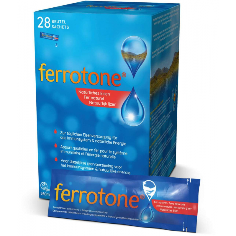 Ferrotone Natürliches Eisen 28 x 20 ml Beutel