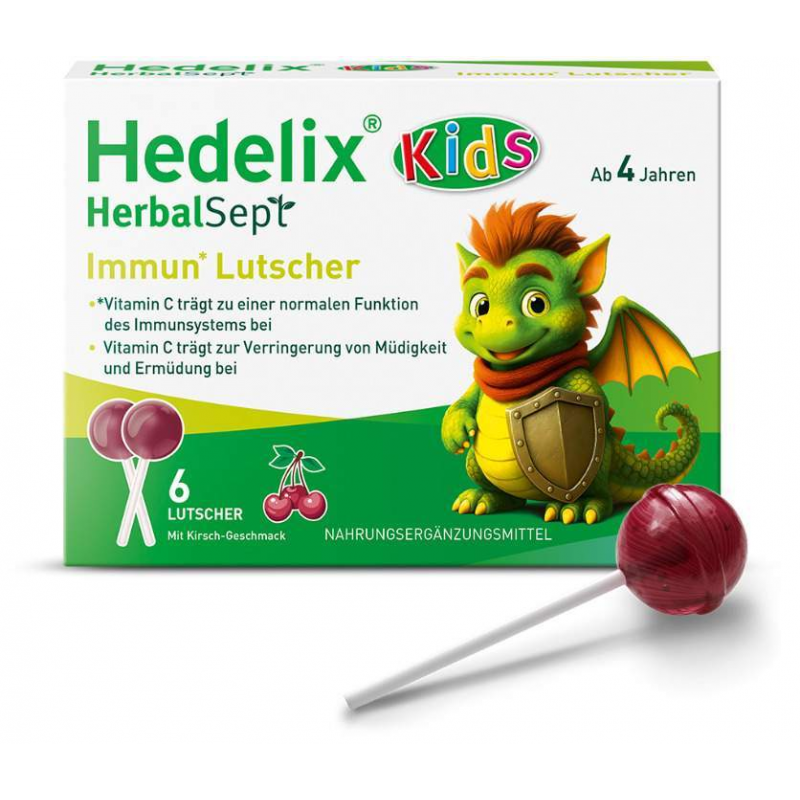 Hedelix HerbalSept Immun Lutscher Kids 6 Stück