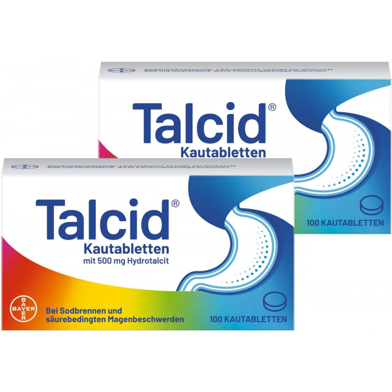 Talcid 2 x 100 Kautabletten