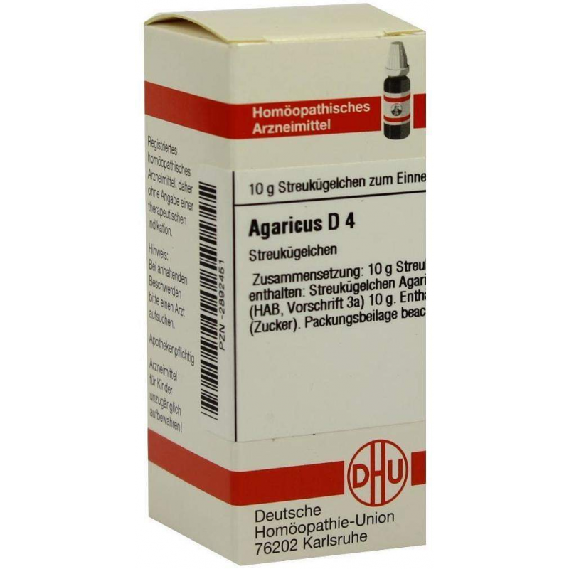 Dhu Agaricus D4 Globuli