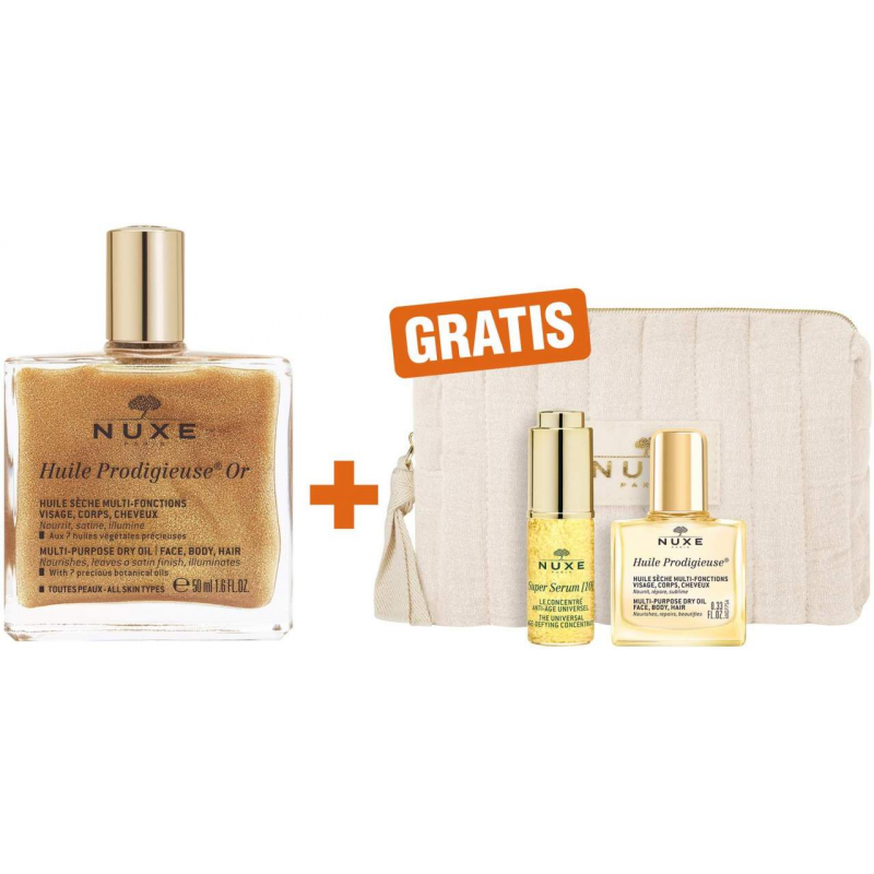 NUXE Huile Prodigieuse OR 50 ml + gratis NUXE Anti Aging Set