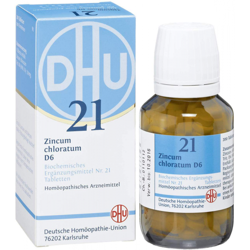 Biochemie Dhu 21 Zincum Chloratum D6 200 Tabletten