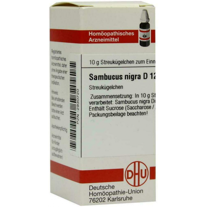 Dhu Sambucus Nigra D12 10 G Globuli