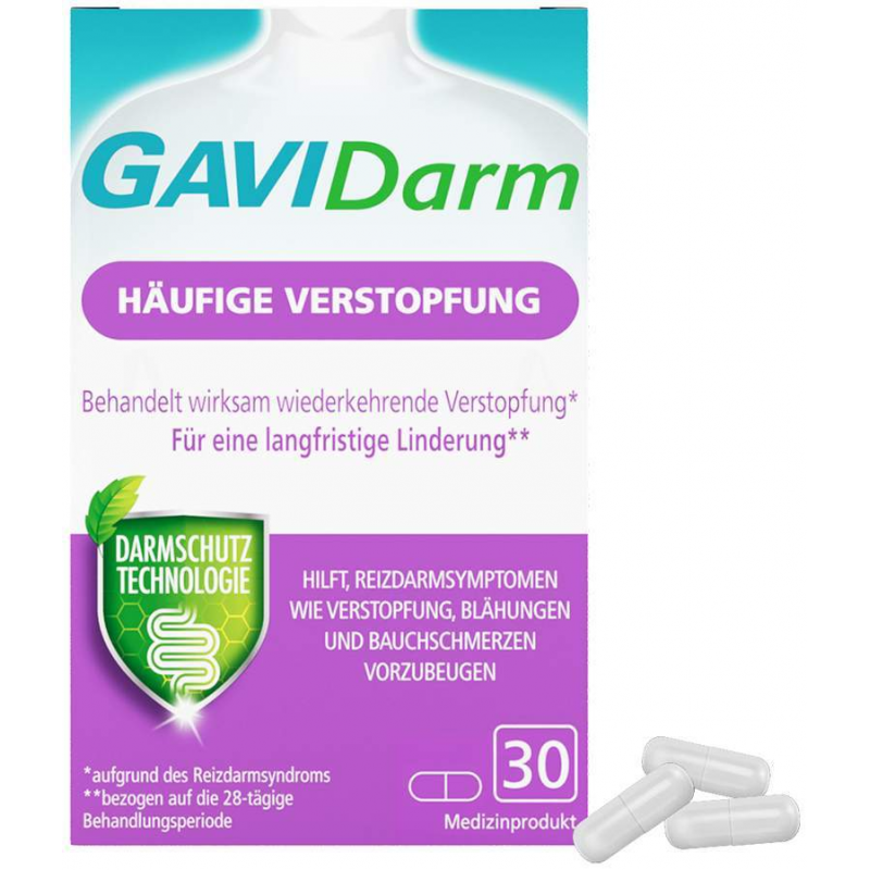 GaviDarm Häufige Verstopfung 30 Kapseln