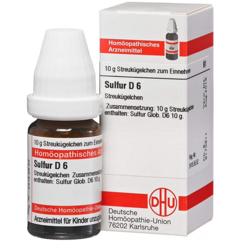 Dhu Sulfur D6 10 G Globuli