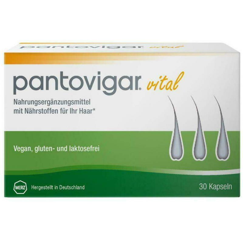 Pantovigar Vital Kapseln Mit Nährstoffen Für die Haare 30 Kapseln