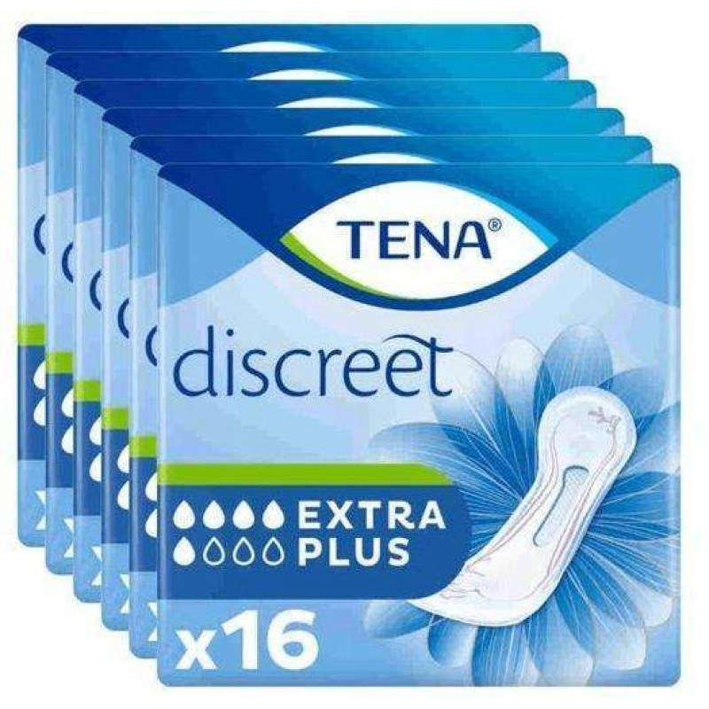 Tena Lady Discreet Einlagen Extra Plus 6 X 16 Stück