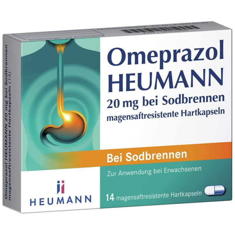 Omeprazol Heumann 20 mg 14 magensaftresistente Kapseln