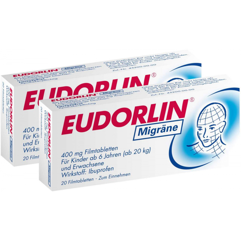 Eudorlin Migräne 2 x 20 Filmtabletten