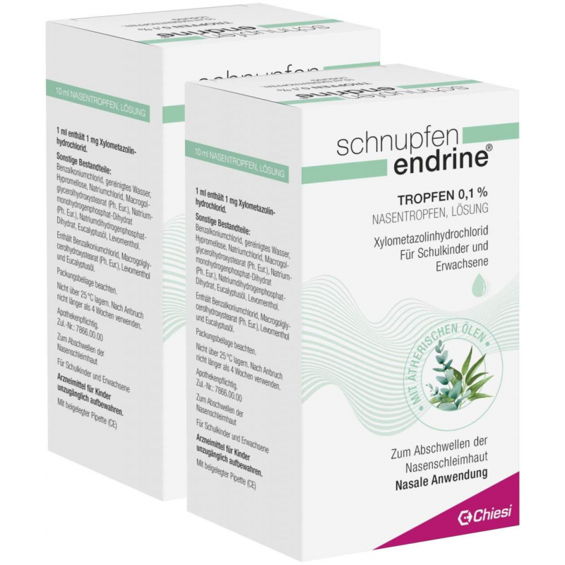 Schnupfen Endrine 0,1% Nasentropfen 2 x 10 ml