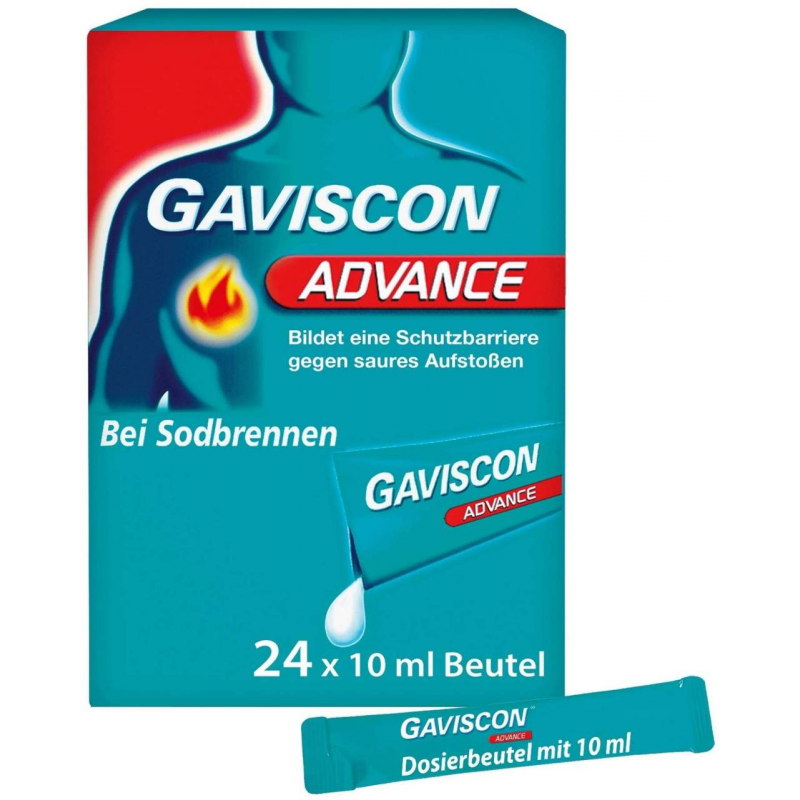 Gaviscon Advance Pfefferminz 24 x 10 ml Suspension
